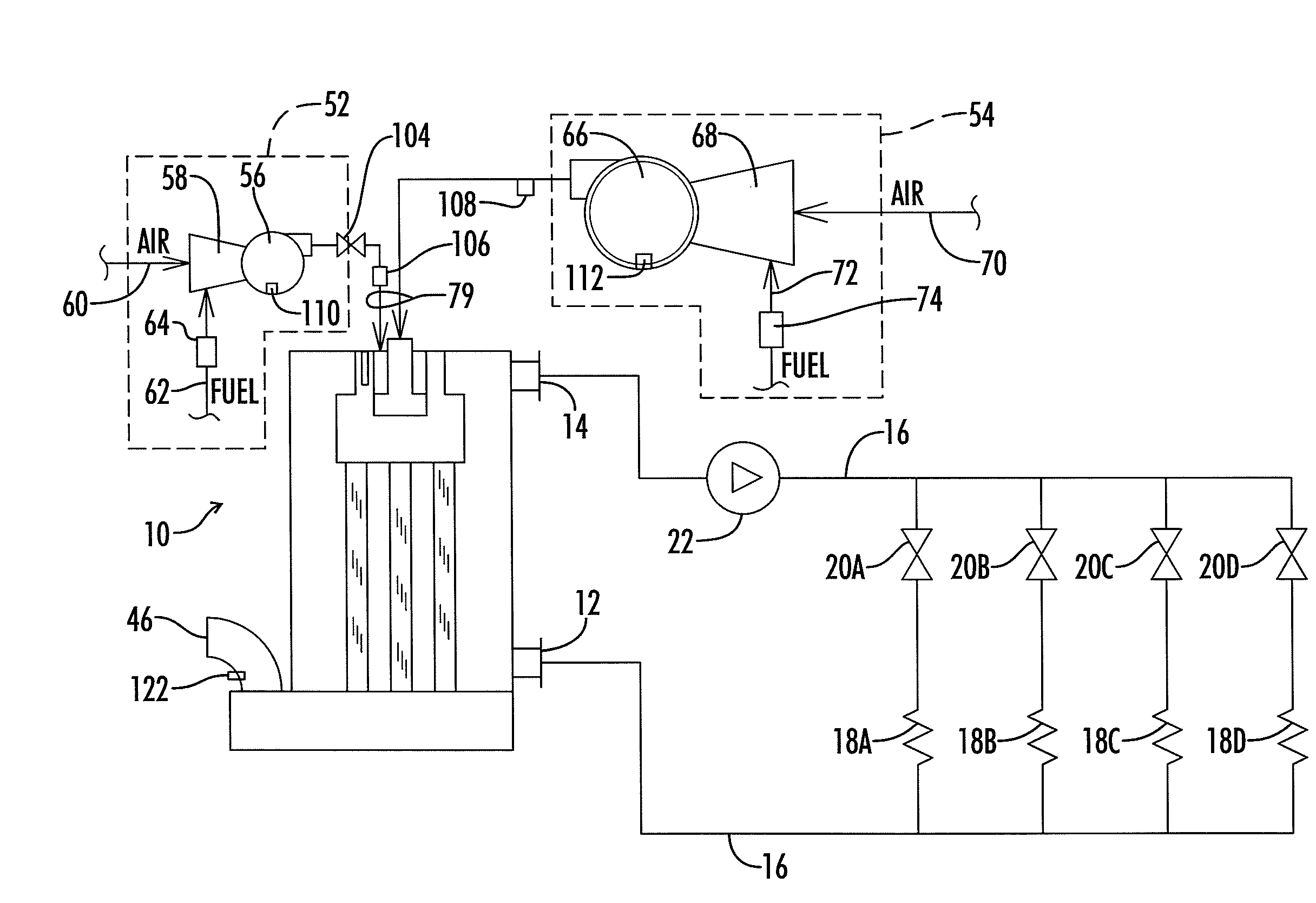 Integrated Dual Chamber Burner