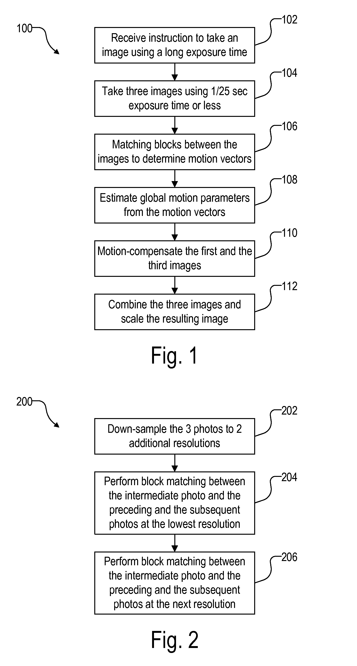 Algorithm description on non-motion blur image generation project