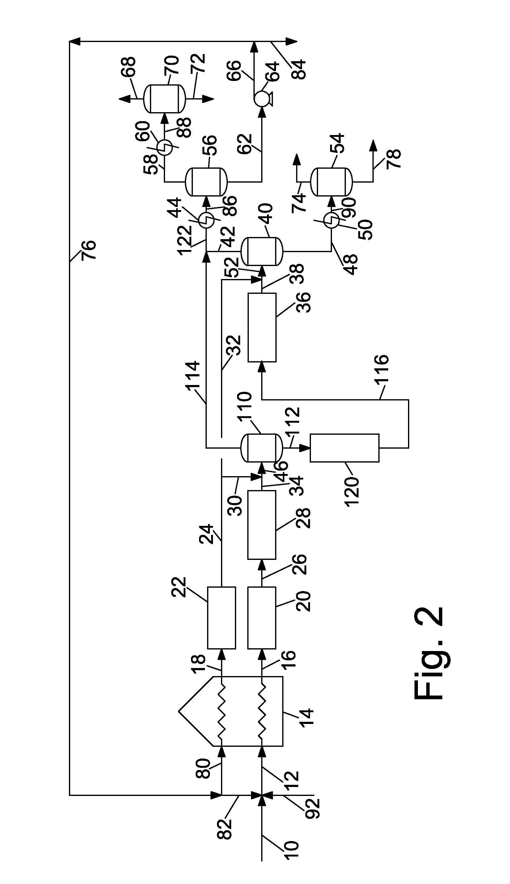 Single stage pitch process and product