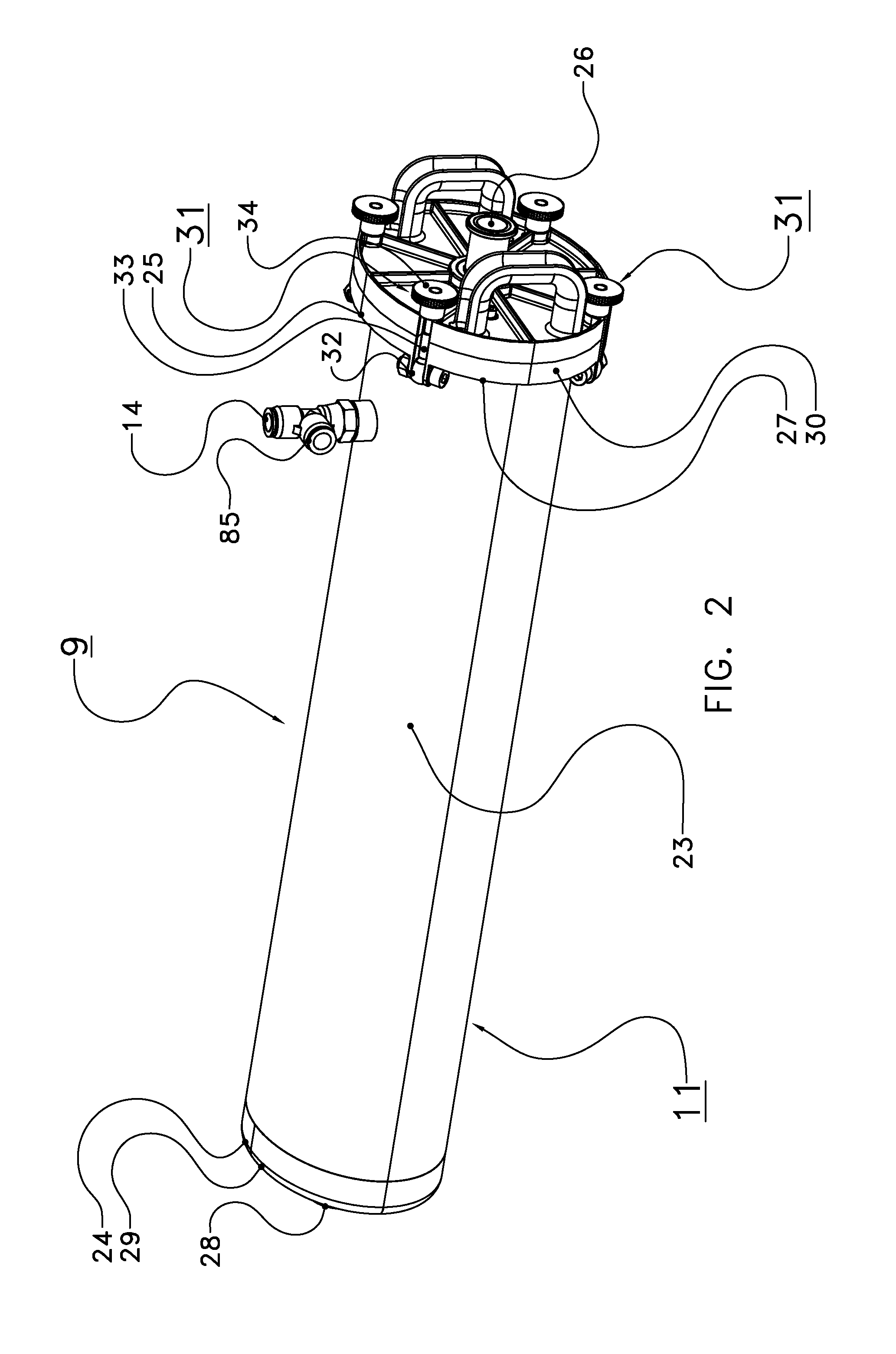 Milking installation with milk pump