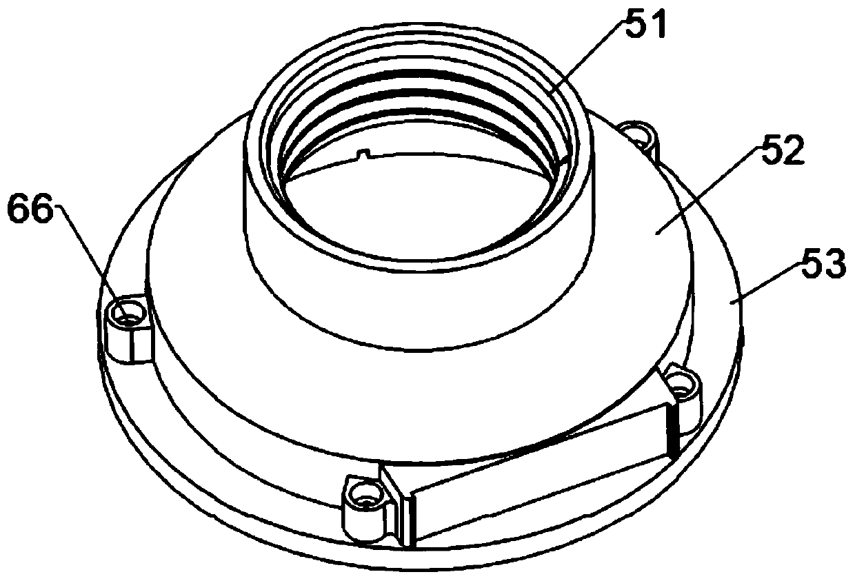 Granular preparation porous metering device