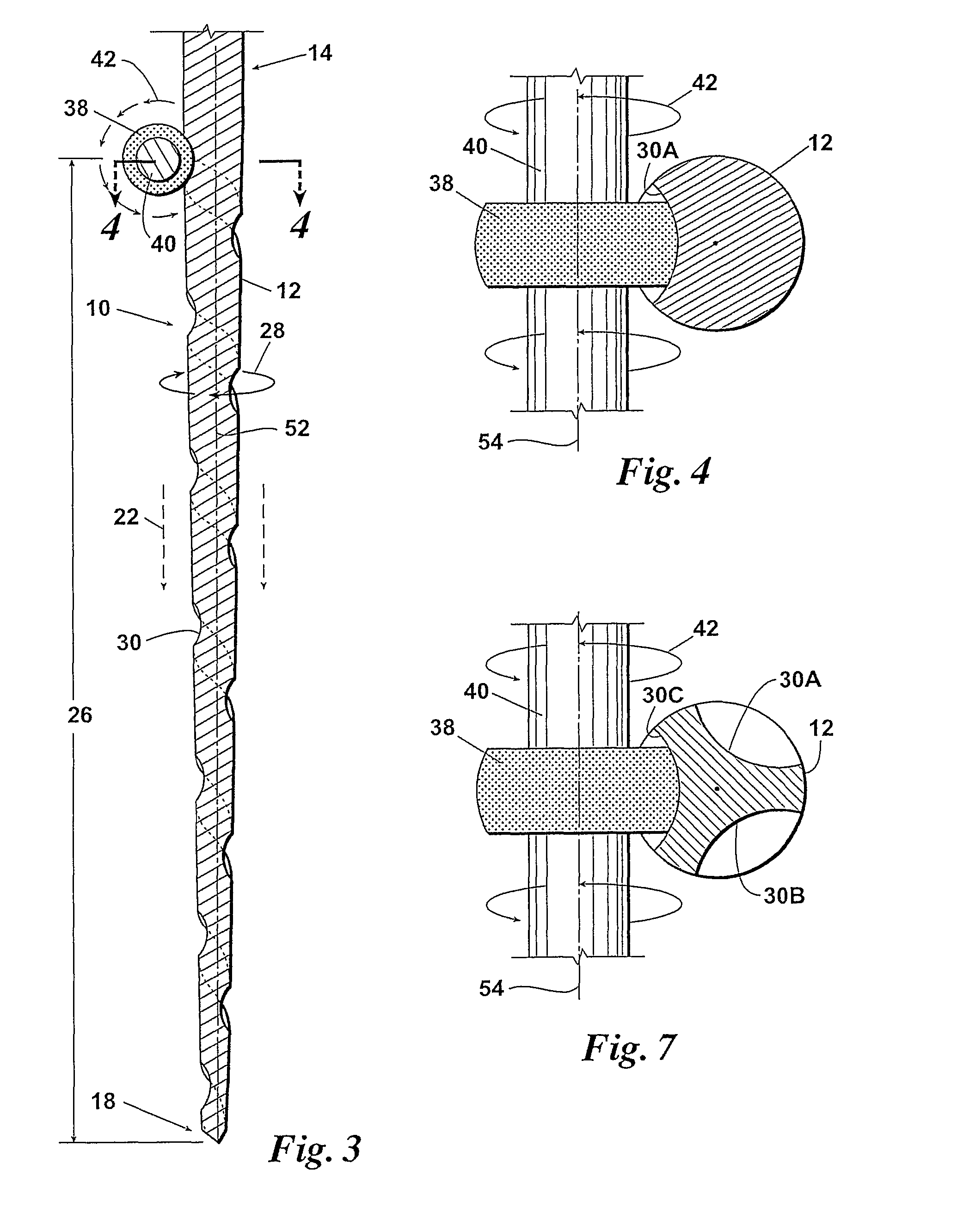 Longitudinally ground file having increased resistance to torsional and cyclic fatigue failure