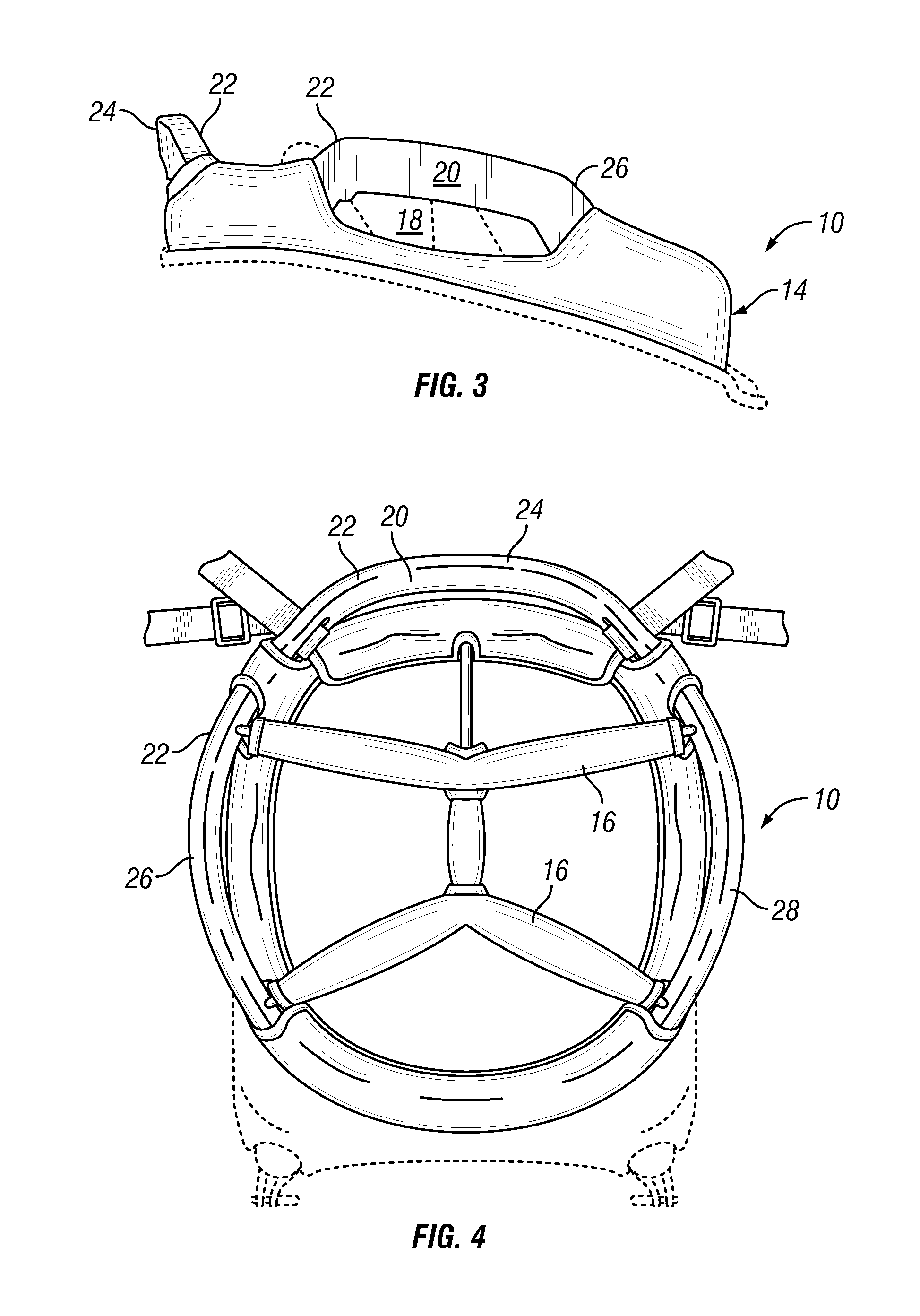 Integral multi-handle golf bag collar system