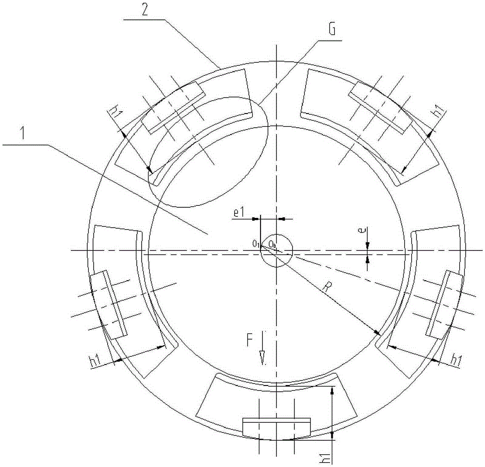 Tilting-pad bearing used for rotors