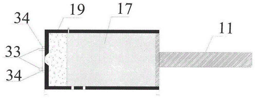 Micro-seismic response coal and gas outburst self-trigger simulation experiment device