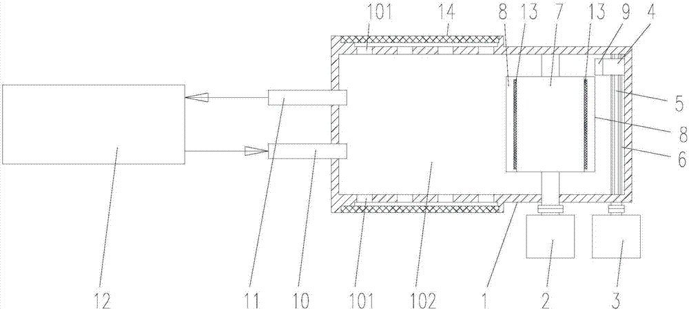 Non-dispersive infrared optical sulfur hexafluoride gas concentration sensor