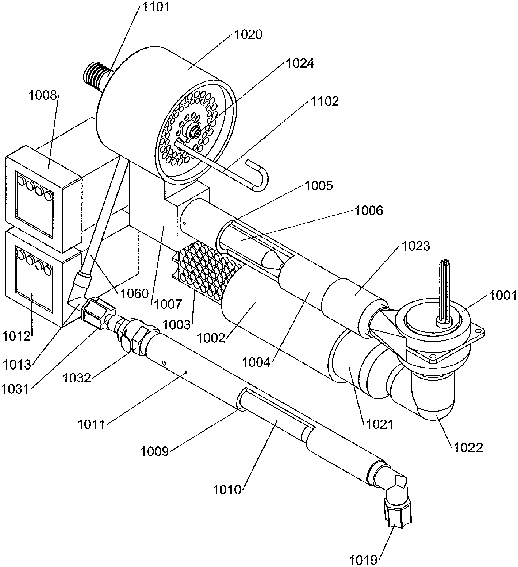 Compact, low flow resistance aerosol generator and method of operating the same