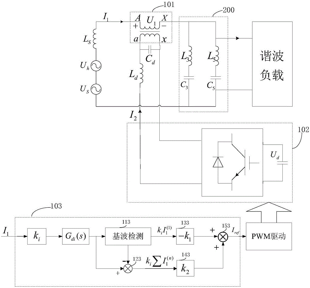 Plug-and-play active electric power filtering device