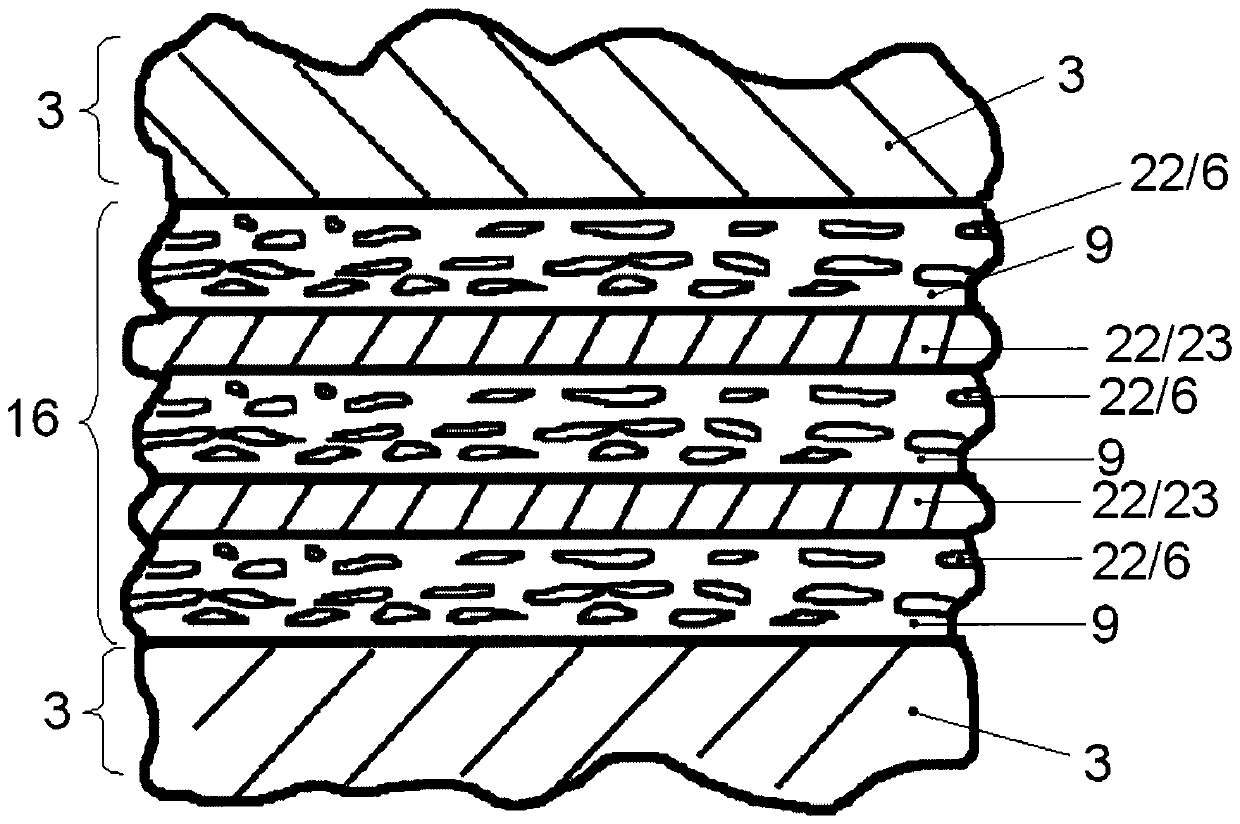 Lead-free solder foil for diffusion soldering and method for producing same