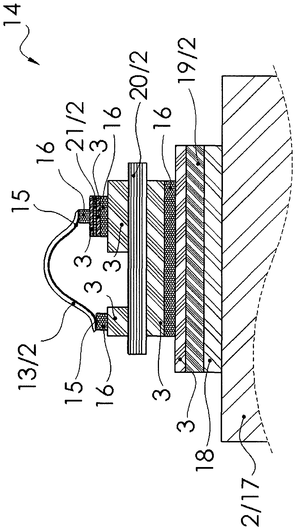 Lead-free solder foil for diffusion soldering and method for producing same