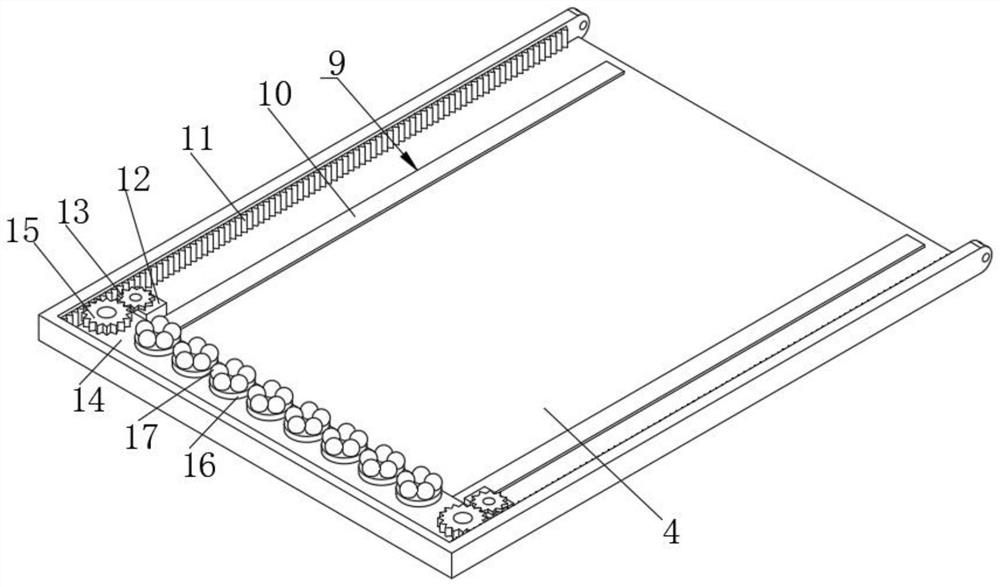 Multifunctional rehabilitation bed for nursing old people