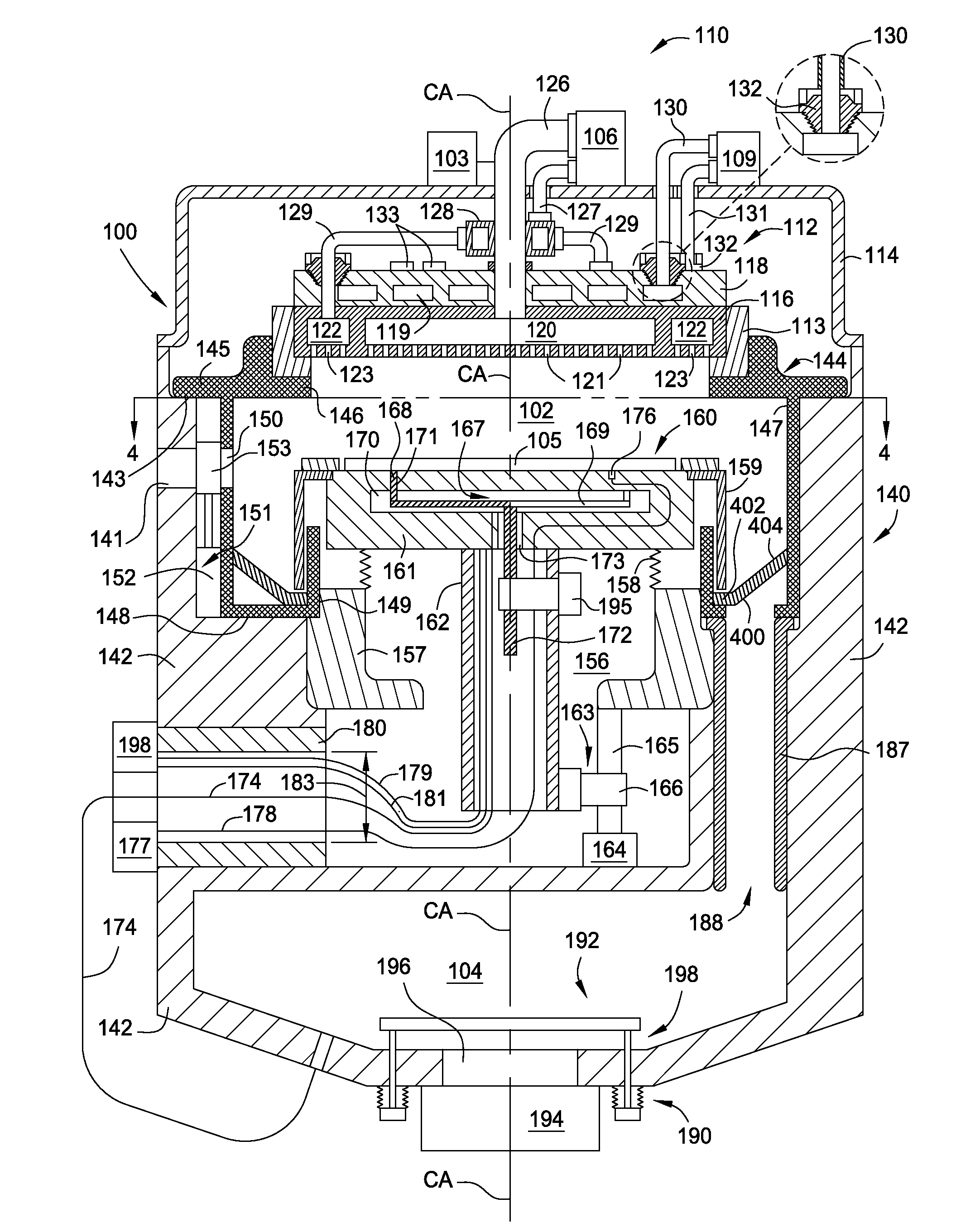 Symmetric plasma process chamber