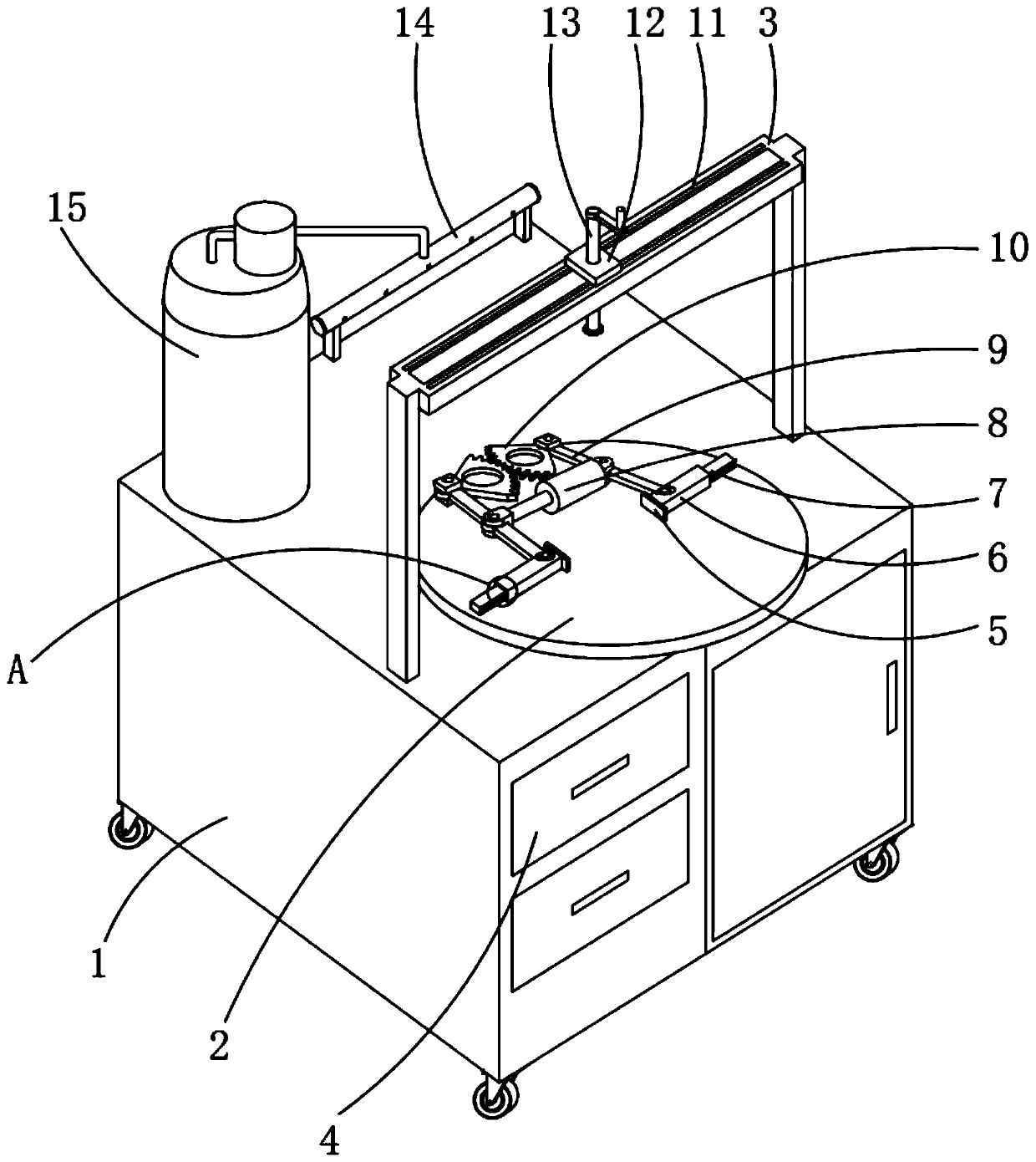 Port special machinery metal structure fault maintenance equipment