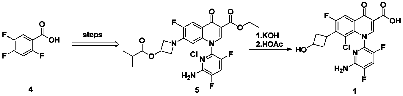 Delafloxacin purifying method