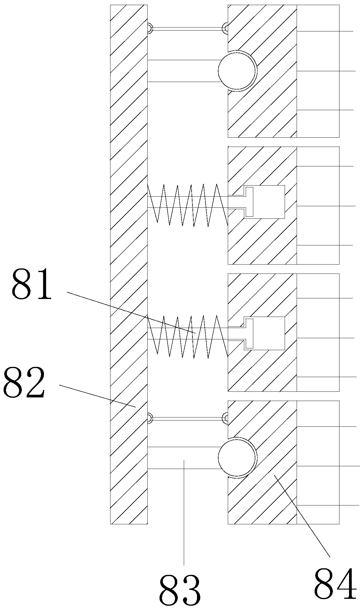 Automatic combing device for fine-wool sheep breeding according to wool thickness