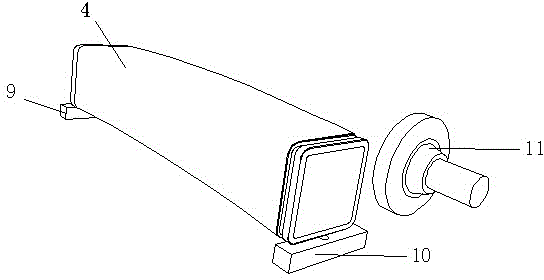 Method for processing crystallizer copper pipe with upper and lower installation spigots