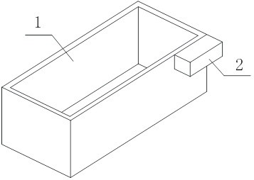 Sewage treatment device for canned fruit processing