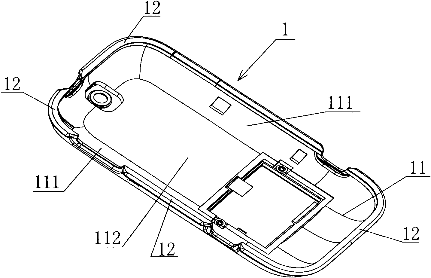 Mobile phone-type ECG remote monitoring electrode component