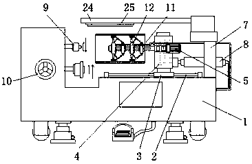 Horizontal type small shrimp head bending machine