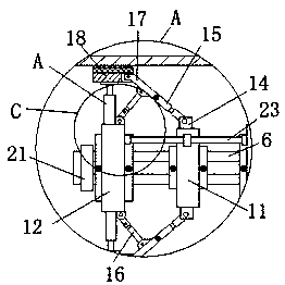 Horizontal type small shrimp head bending machine