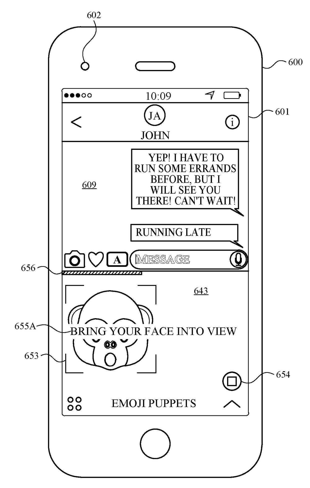 Emoji recording and sending