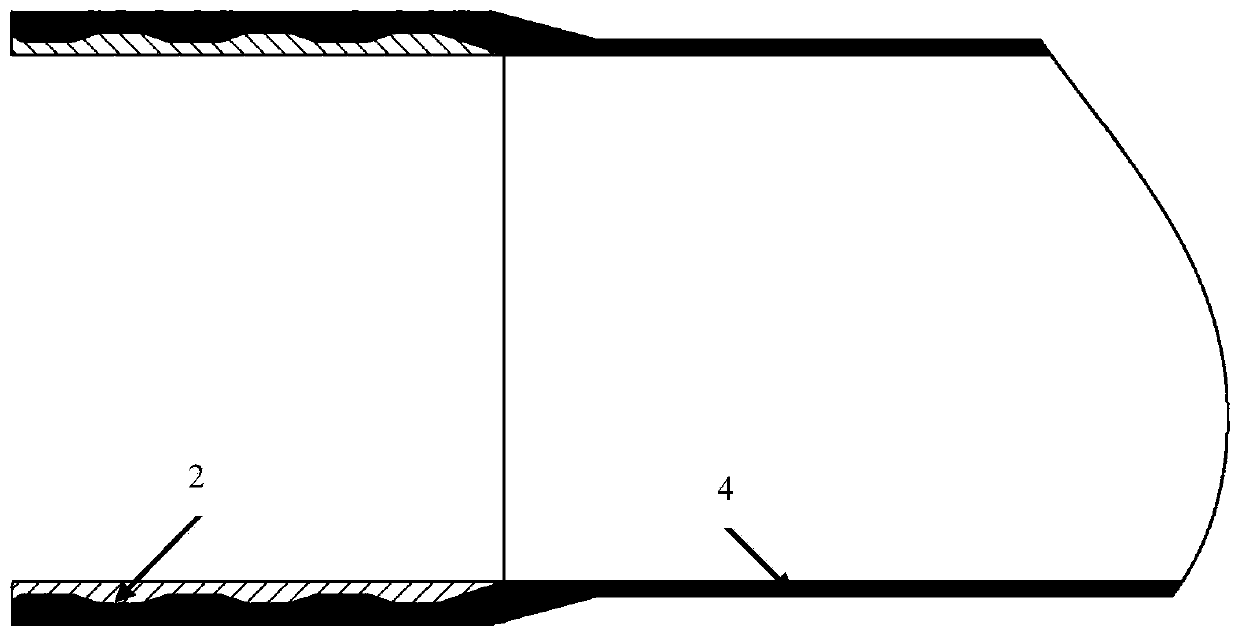 Forming process of composite material and metal joint