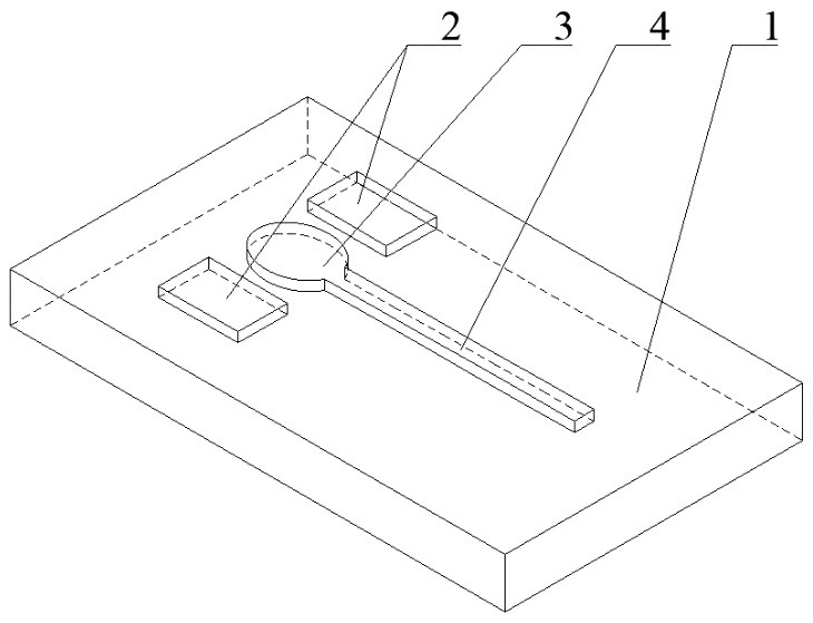 Magnetic domain wall writing unit and method based on multiferroic heterostructure