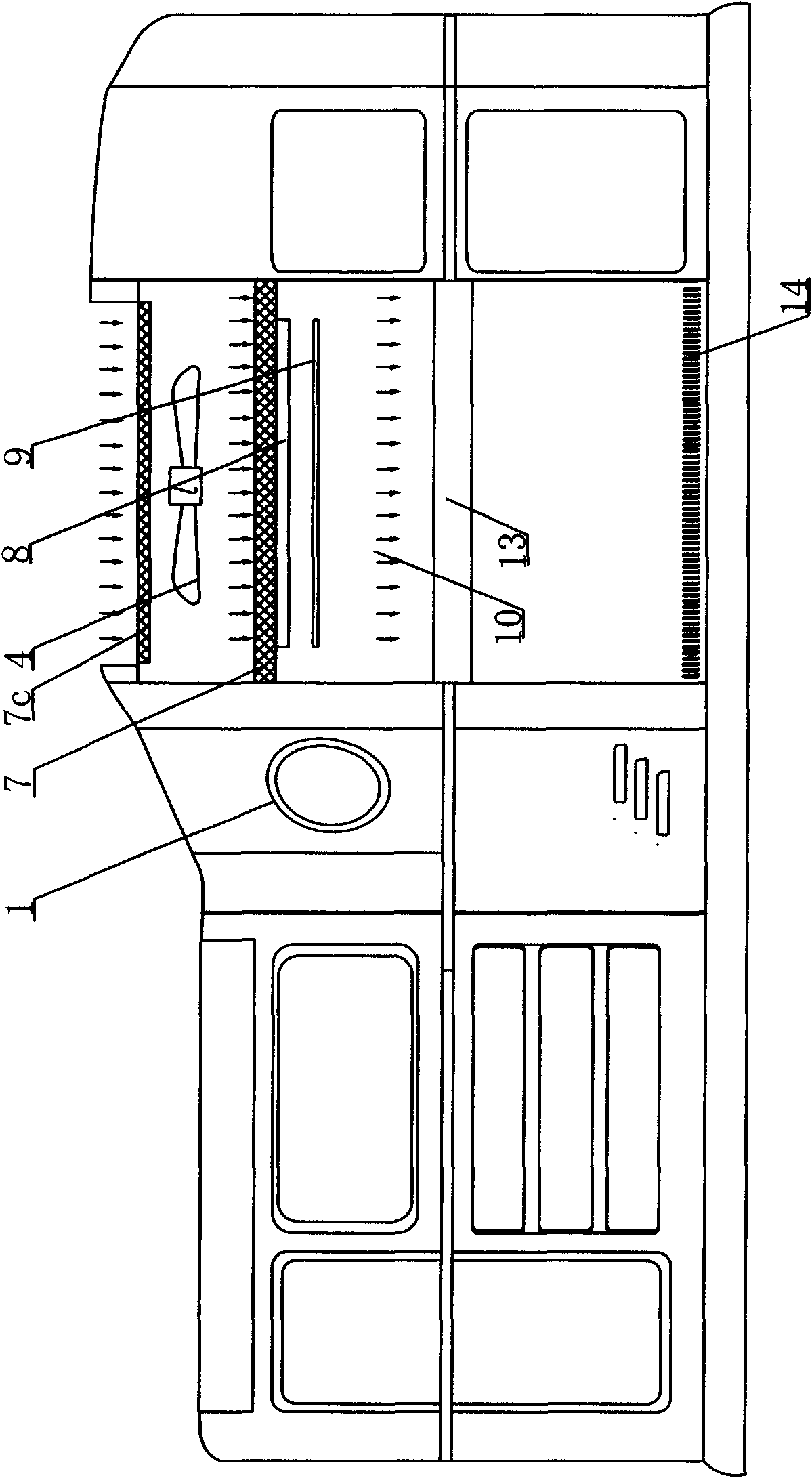 Purification drug configuration compartment