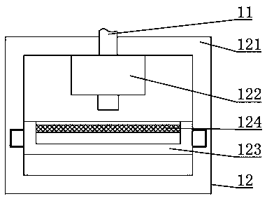 Pressure reduction and dust prevention mold for metal bar processing