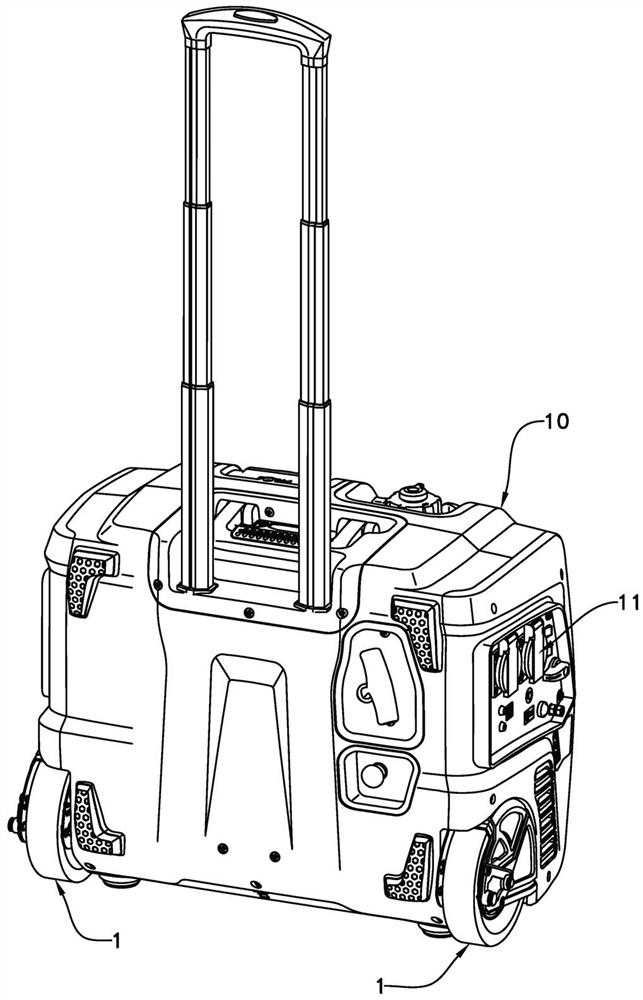 Roller device of power generation equipment