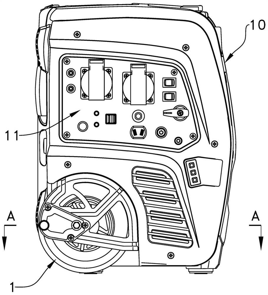 Roller device of power generation equipment