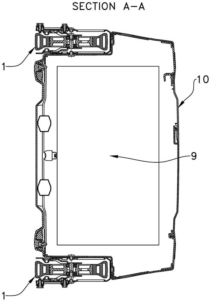 Roller device of power generation equipment