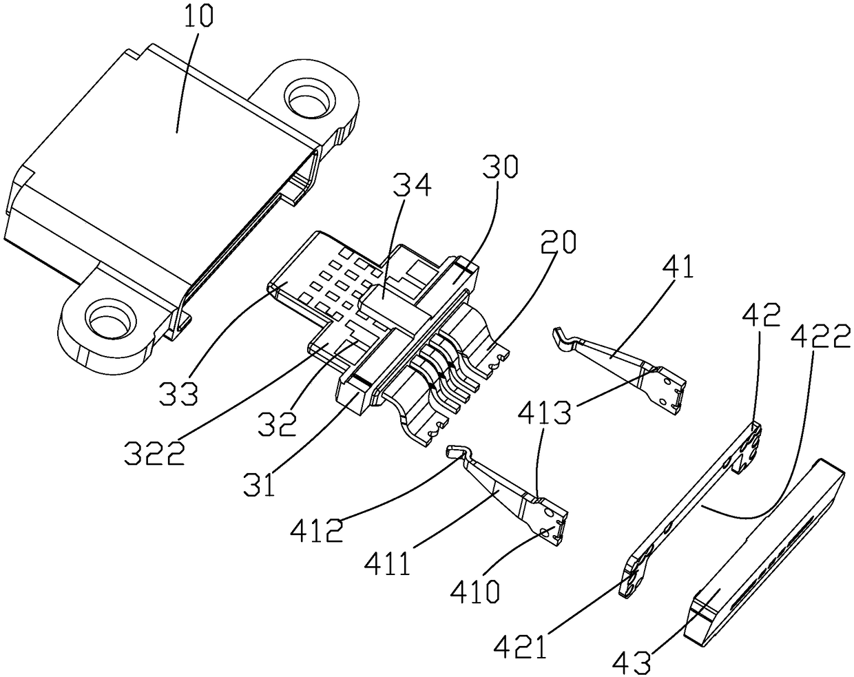 Universal usb connector assembly