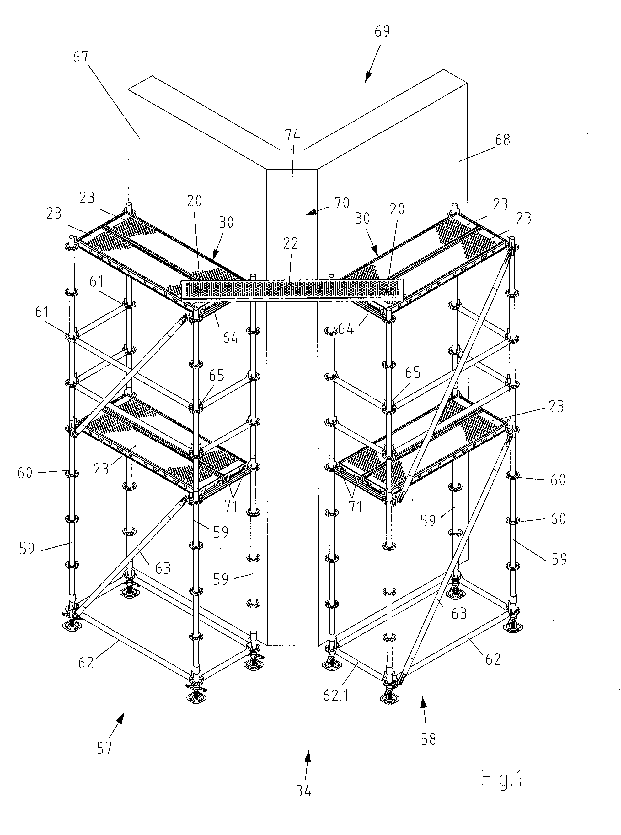 Overlap arrangement of at least two decking planks