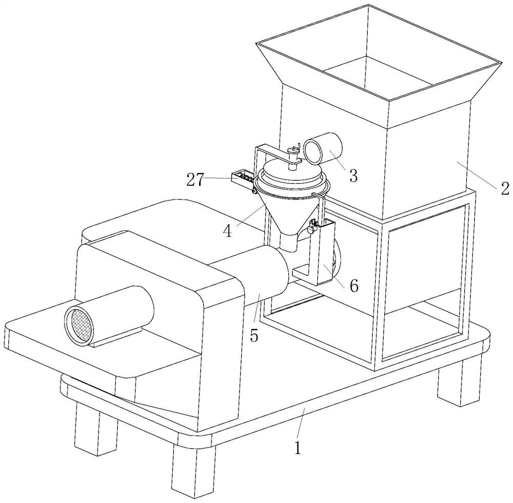 Feed processing and puffing device