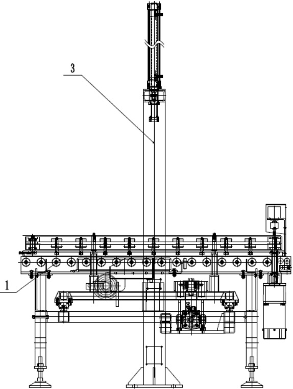 Full-automatic carton nailing machine