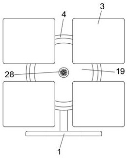 A visual visual display device for data tracking display