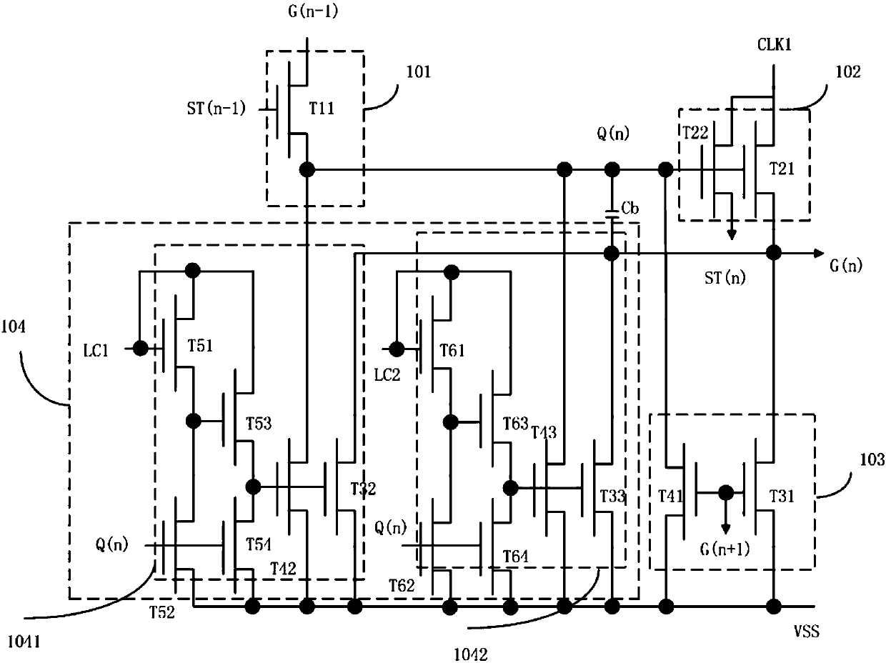 GOA circuit and liquid crystal display device