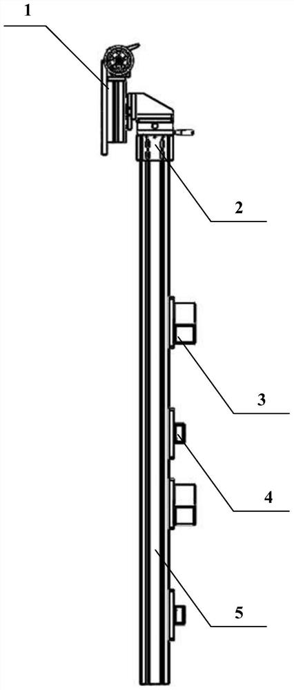 Measurement and verification device and method for underwater bending and twisting deformation of fuel assembly, equipment and medium