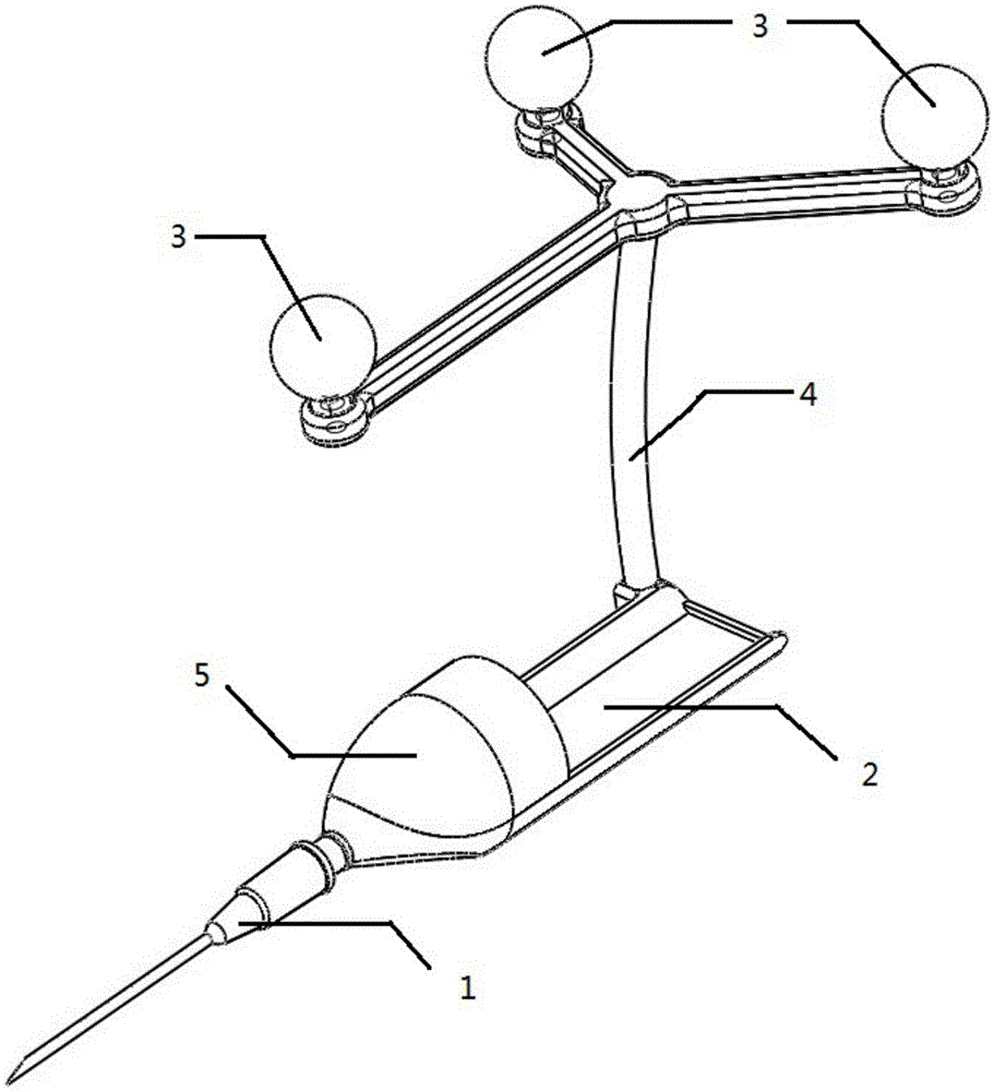 Orbital Surgical Fiber Optic Tip Positioning Device for Optical Navigation System