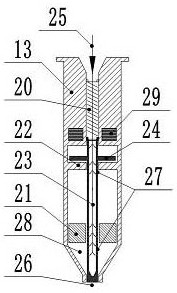 A direct injection gas nozzle and its engine and power system