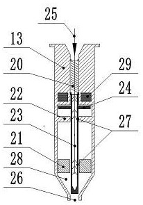 A direct injection gas nozzle and its engine and power system