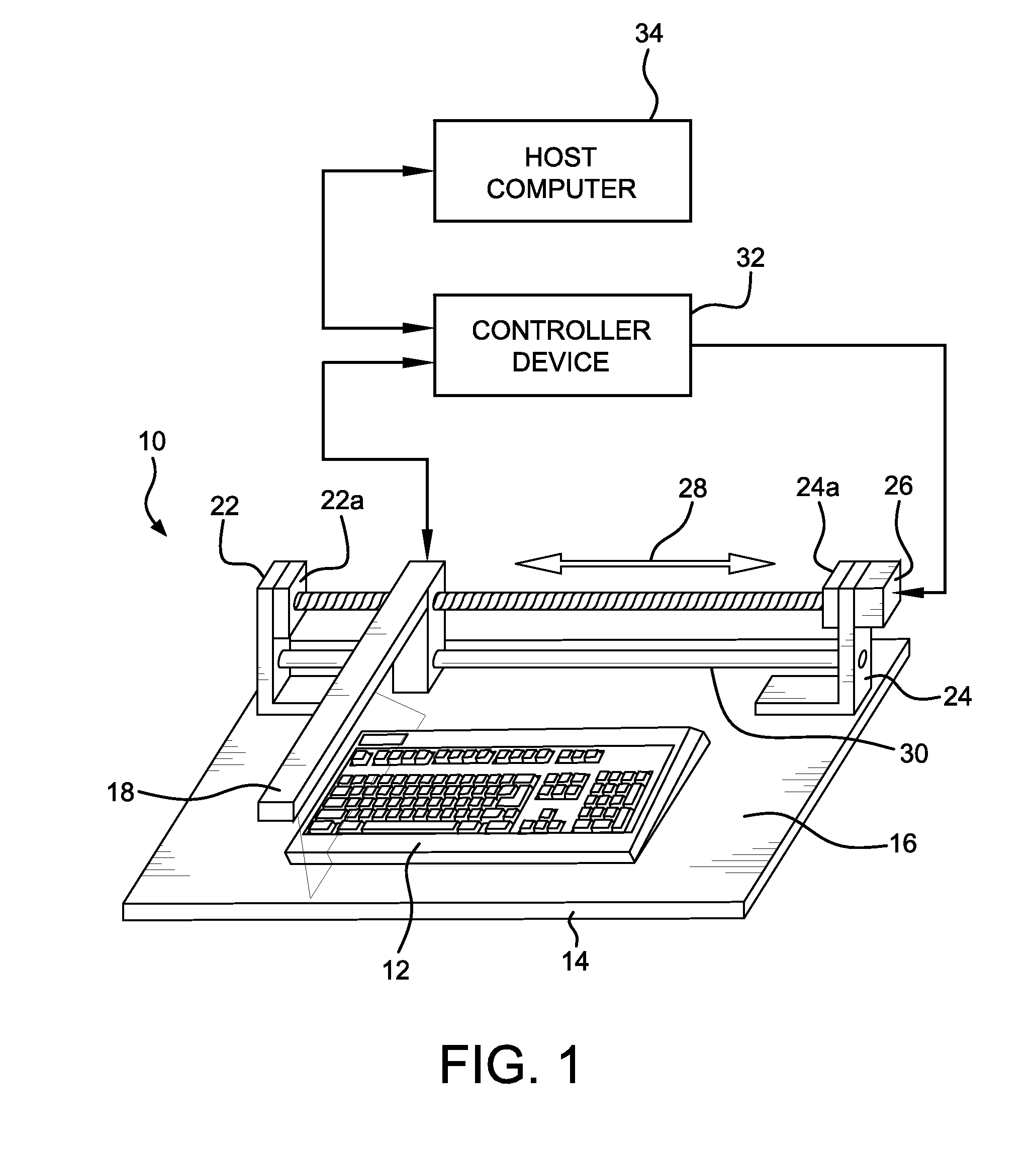 Computer peripherals sterilization system