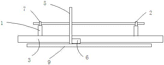 Car skylight guide rail cutting device