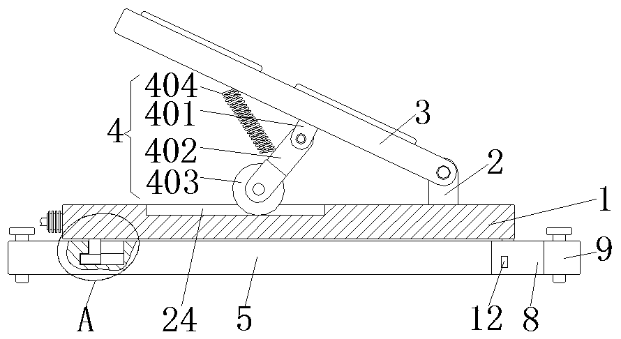 Accelerator pedal convenient to replace for new energy automobile