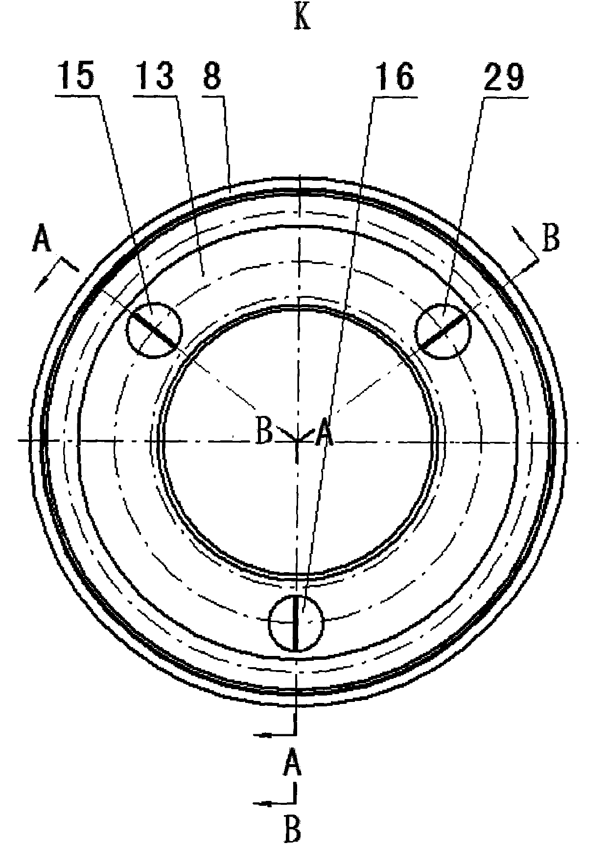 Four-slider zoom compensation mechanism of zoom lens