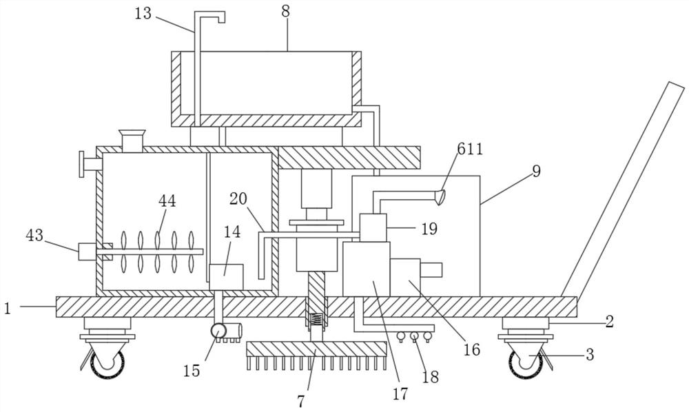 Disinfection device for intensive care unit and disinfection method thereof