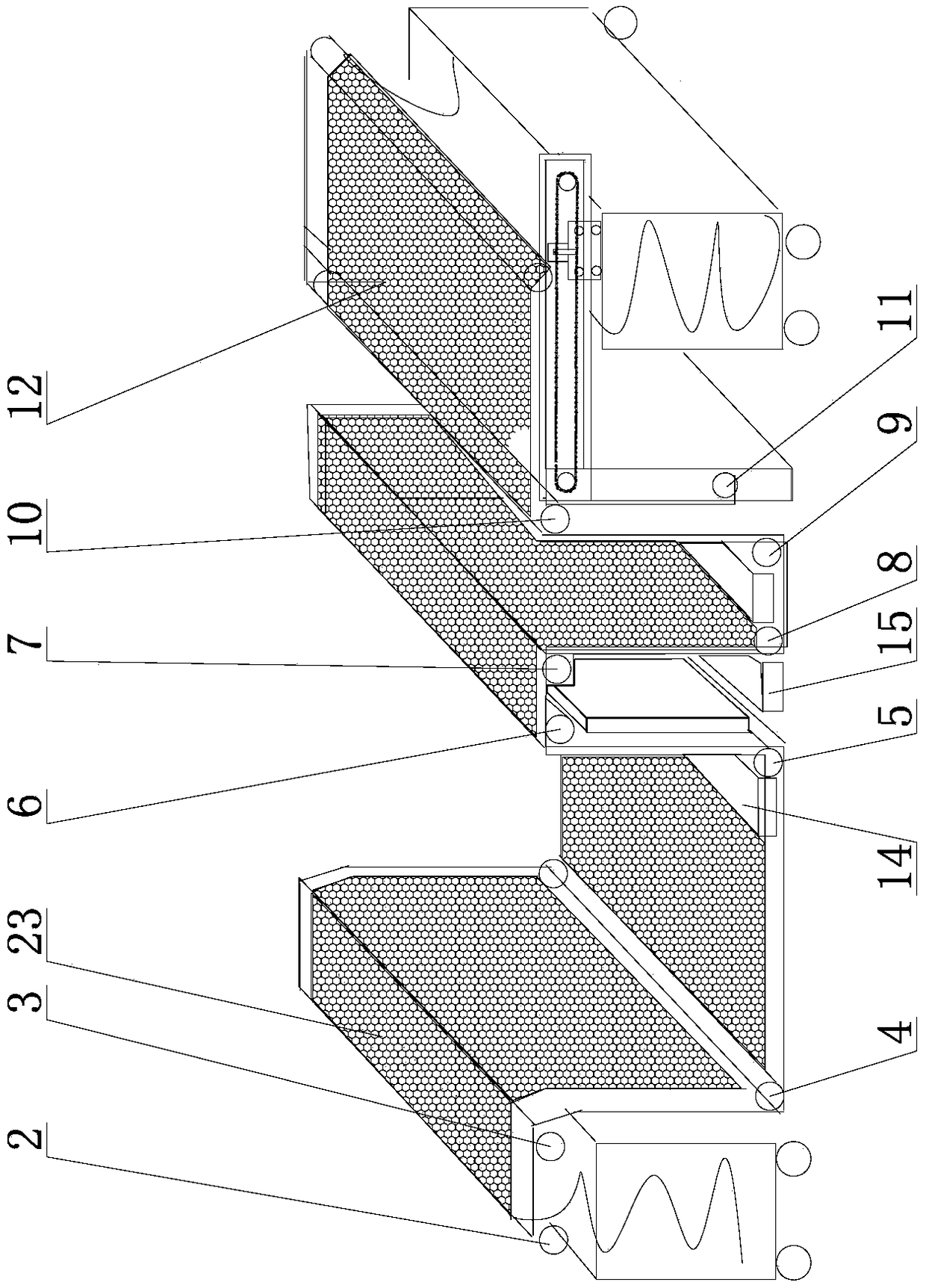 Full-automatic carpet inspecting device