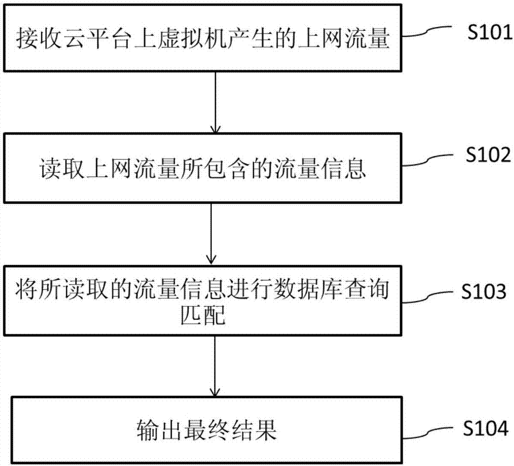 Method and device for monitoring cloud platform virtual network environment