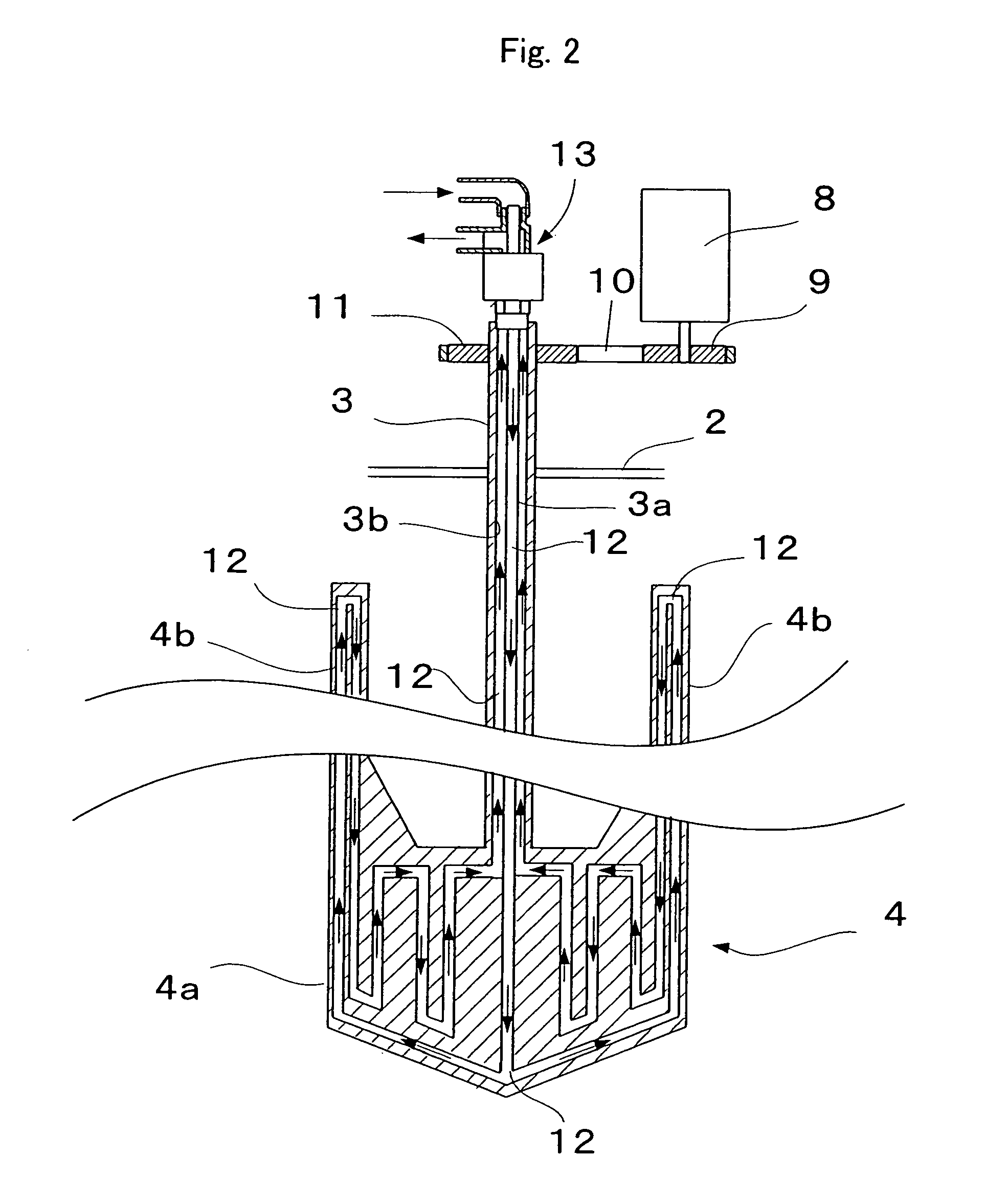 Agitator, a circulatory cleaning device attached to the agitator, and a circulatory line system comprising the circulatory cleaning device